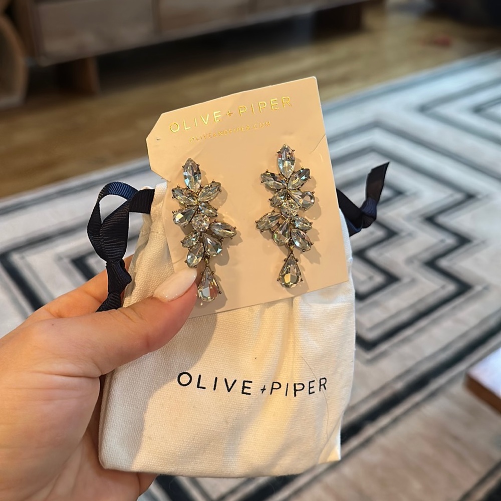 Olive + Piper wedding bridal earrings